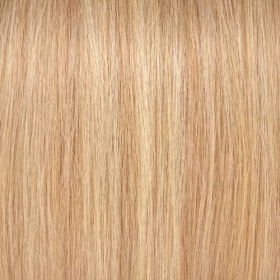 18" Deluxe Double Wefted Clip In Human Hair Extensions #16/613 Honey Blonde/Bleach Blonde Highlights